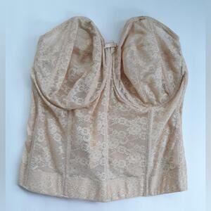 Strapless Lace Long Line Bra 406